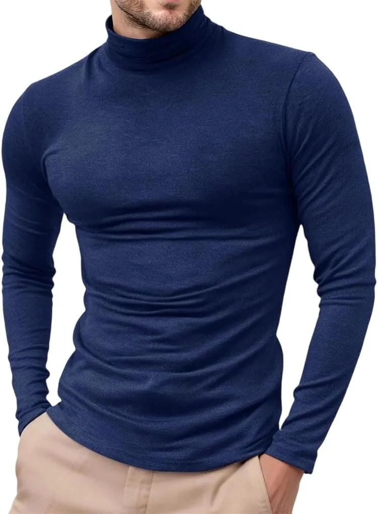

Свитер мужской Slim Fit с высоким воротником