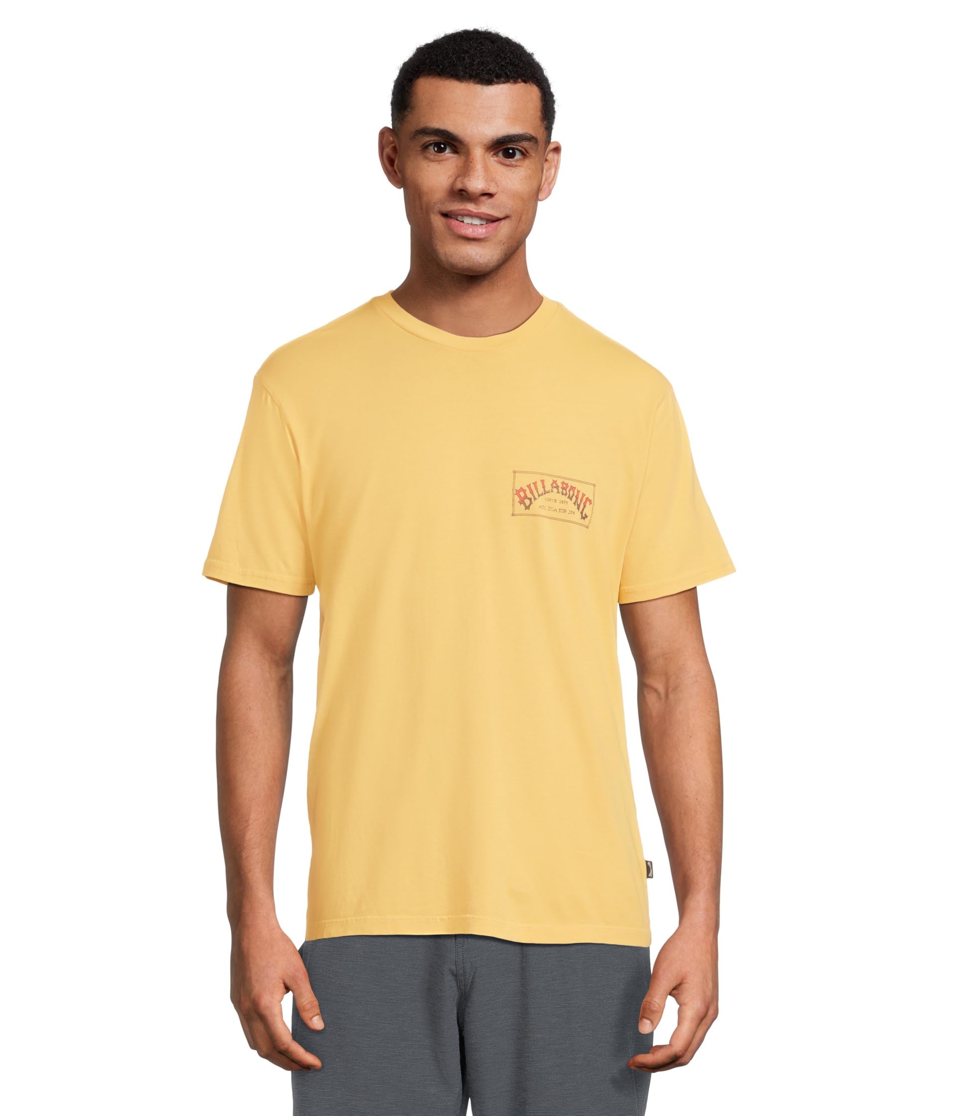 

Футболка Billabong Original Arch Premium Wave Washed Short, золотой