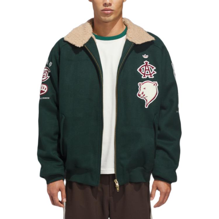 X CLOT WARMUP JACKET BY EDISON CHEN Куртка Unisex Adidas Originals, зеленый — фото 4