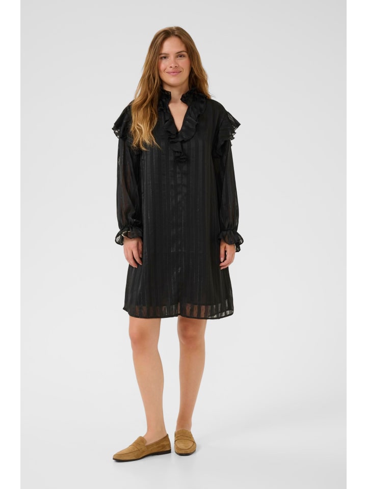 

Платье CUflowy свободного кроя черного цвета CULTURE