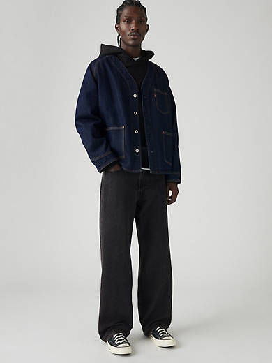 

578 Мешковатые мужские джинсы Levi's, цвет 8 AM in Charlotte - Black