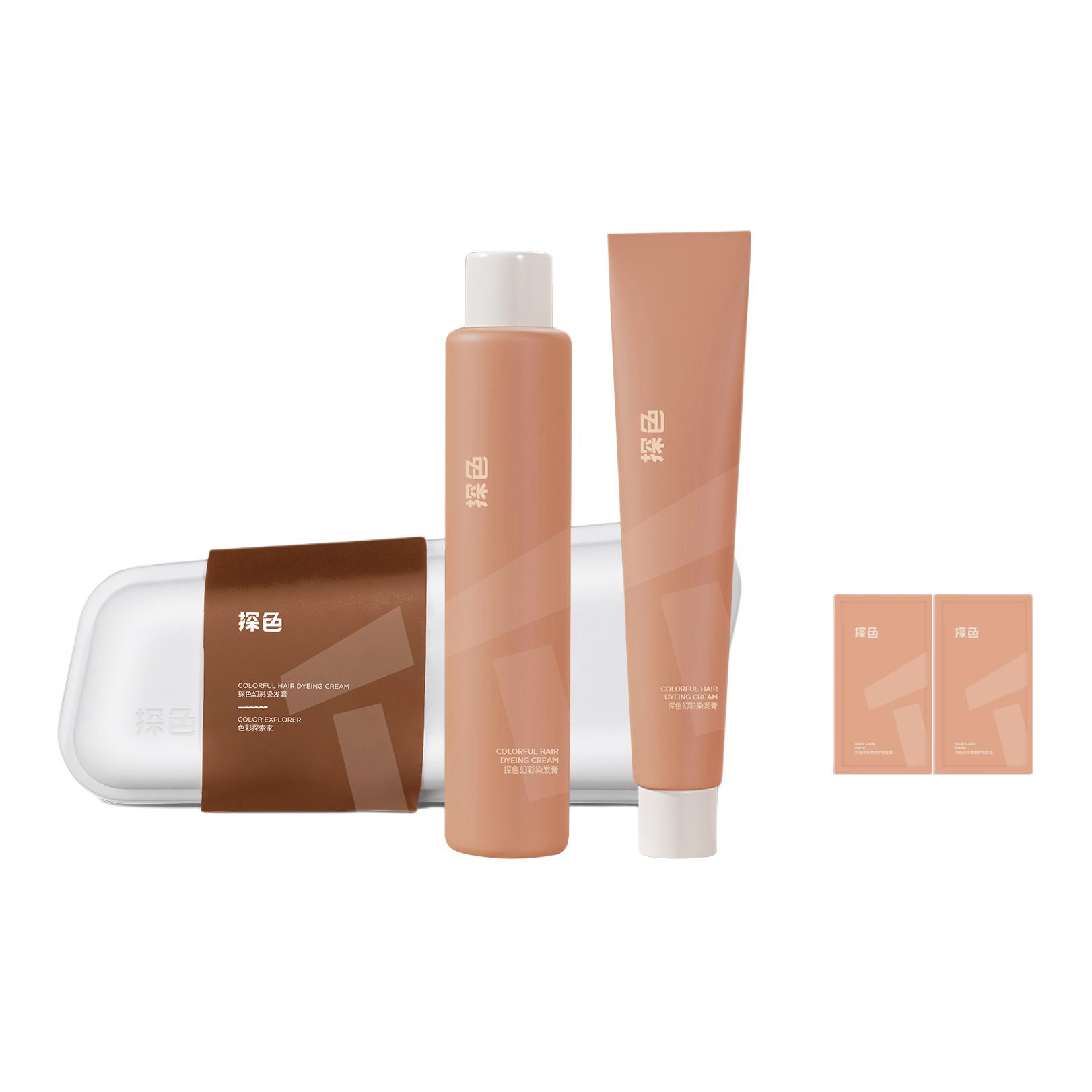 

Краски и осветлители для волос унисекс TOCU, светло-коричневый коричневый 1 box