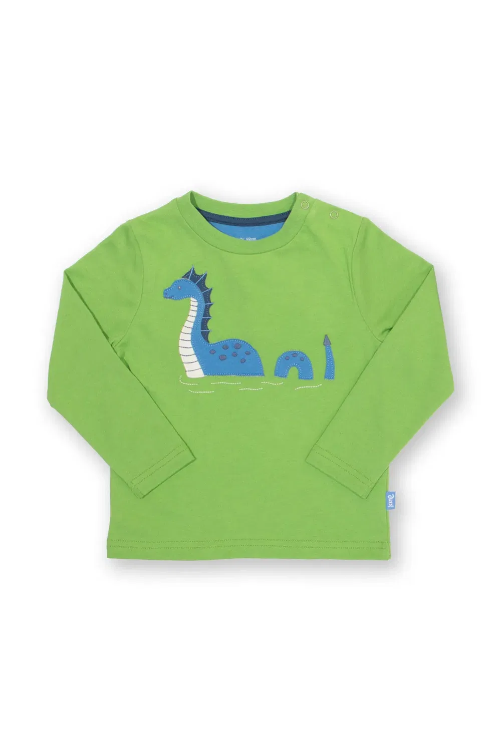 Детская футболка с принтом Nessie Kite, Green