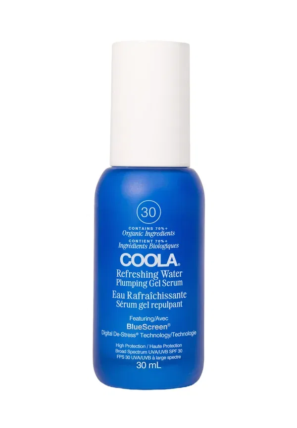 Feuchtigkeitsserum освежающий водный разглаживающий гель spf30 - сыворотка 30 мл Coola, прозрачный