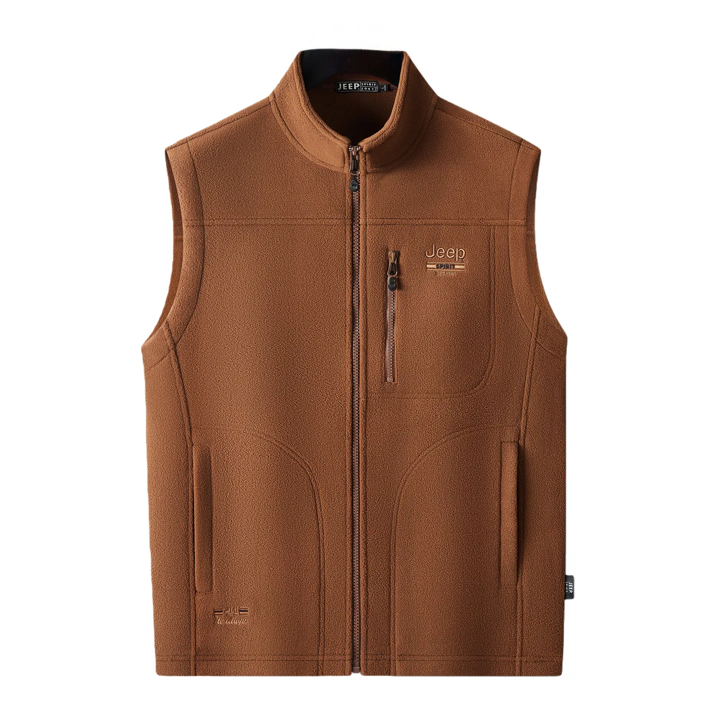 Детский жилет с воротником-стойкой JEEP SPIRIT, Caramel