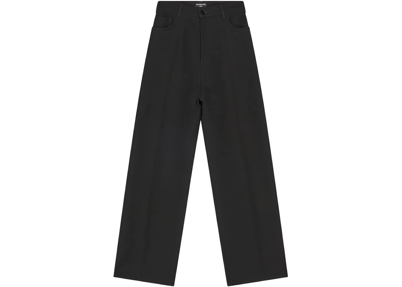 Мужские брюки свободного кроя из габардина Balenciaga Pants, Black