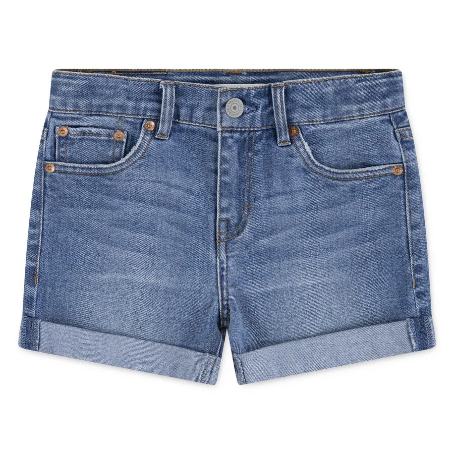 Детские шорты обычного цвета, синие Levi'S Kids