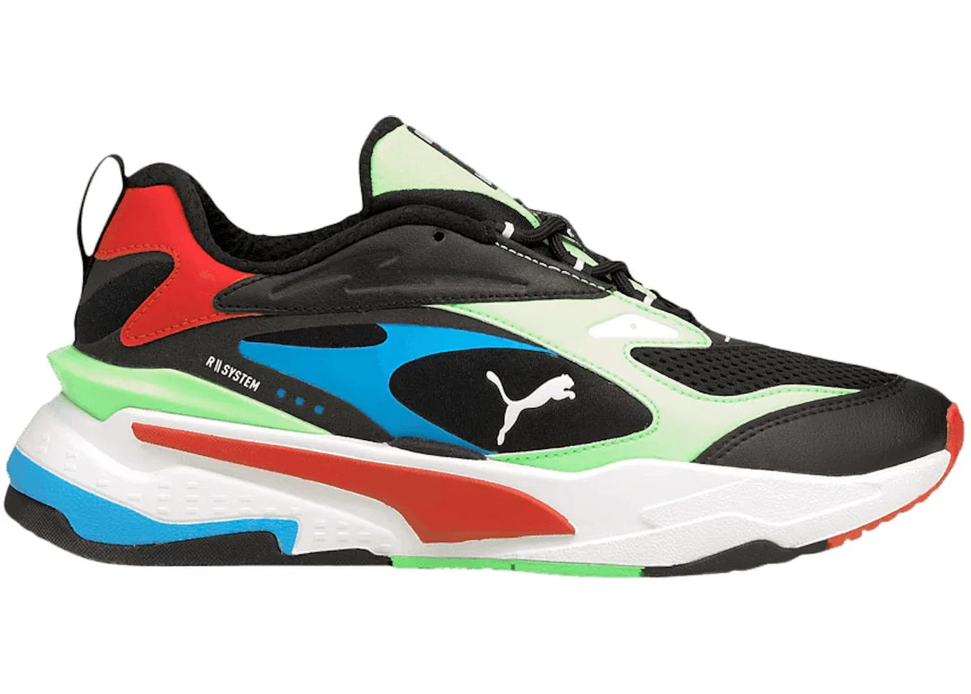 Детские кроссовки Lifestyle Puma RS-Fast Black/Elektro Green/Red