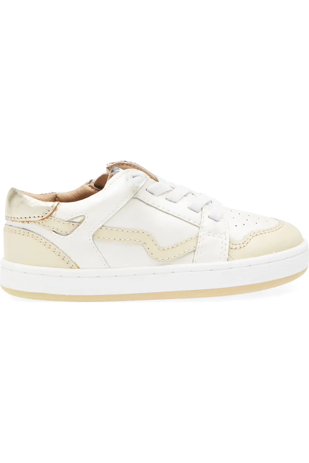 Кроссовки детские на молнии Field Runner OLD SOLES, Nacardo Blanco/Vanilla — фото 3