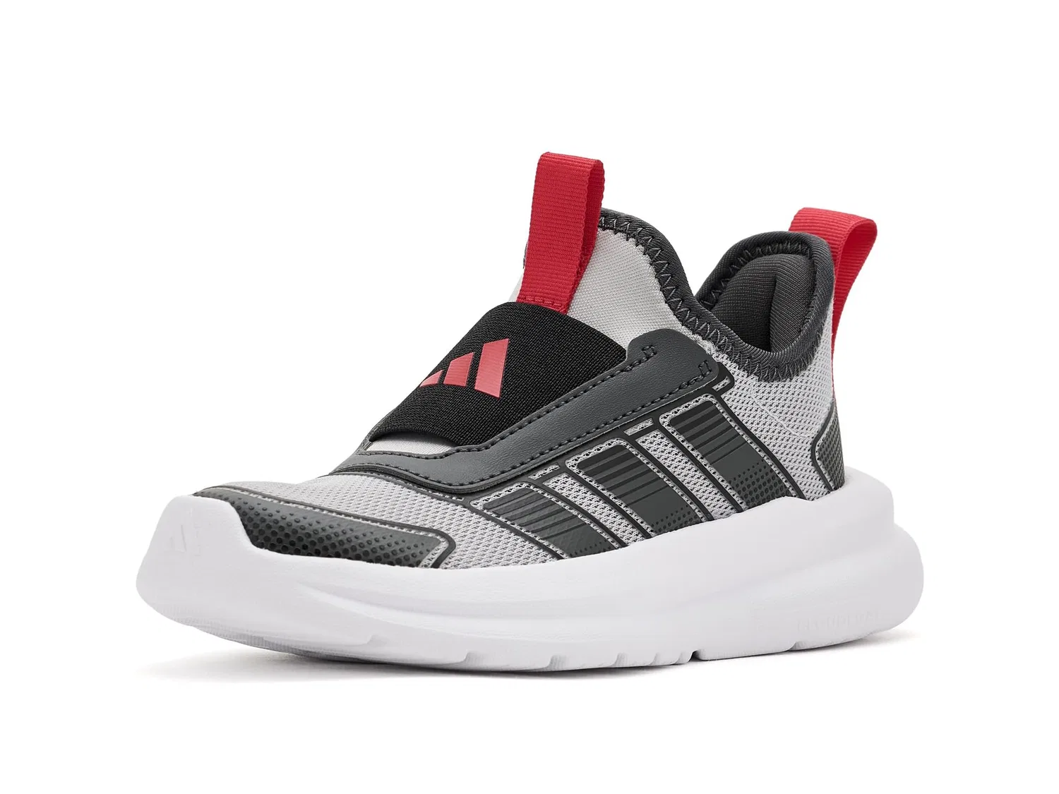 Кроссовки Tensaur Comfort 2 (для маленьких детей) Adidas Kids, Grey/Black/Grey — фото 2