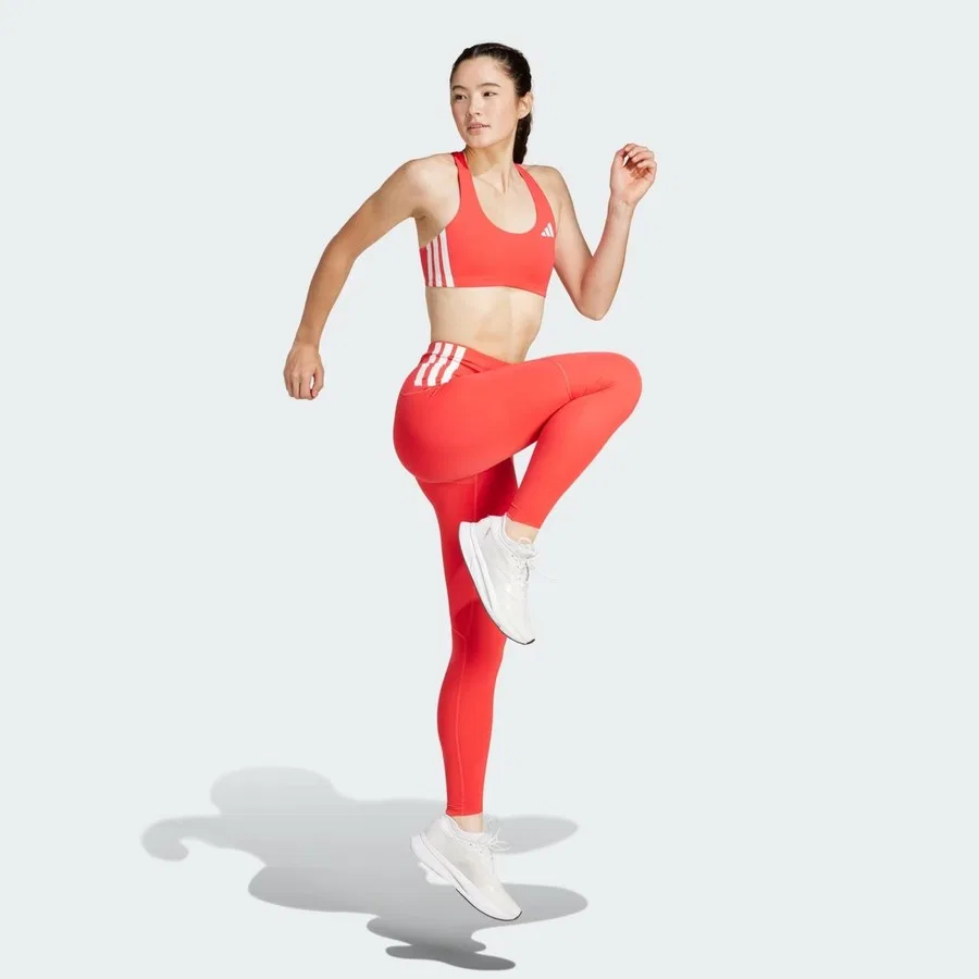 Женский спортивный бюстгальтер Adizero Run adidas, Красный — фото 3