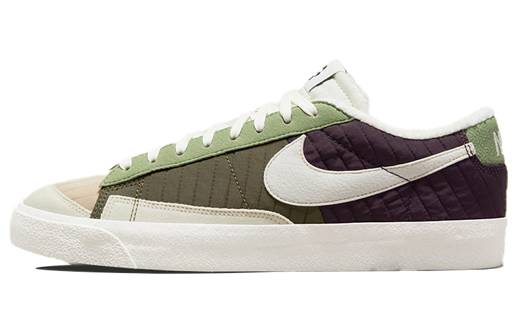 Кроссовки Nike Blazer 77 Low Premium, зеленый/фиолетовый