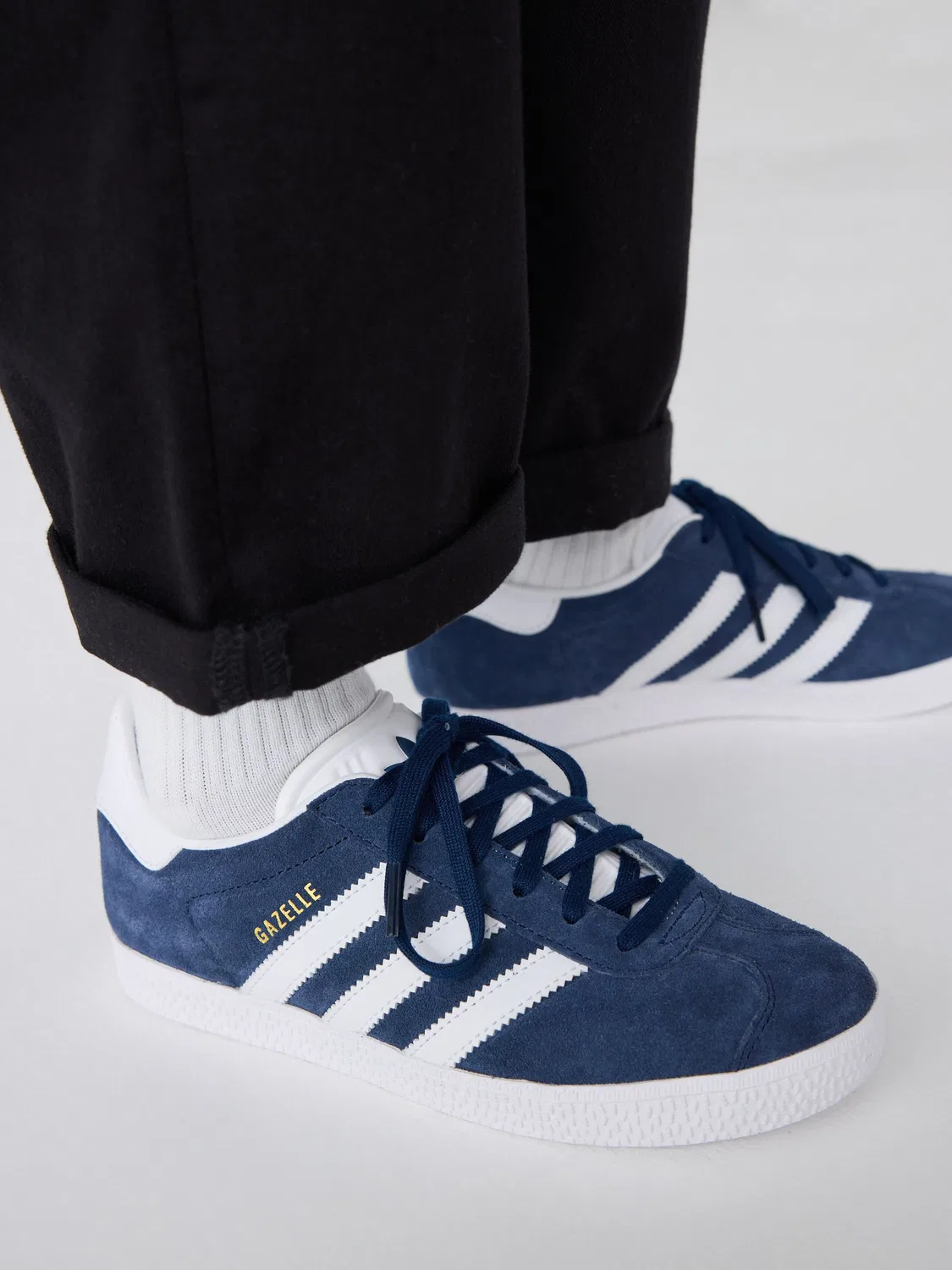 Кроссовки Gazelle, adidas Originals, Navy Blue/White