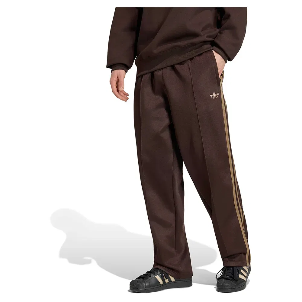 Брюки свободные Adicolor Spacer Baggy Track Adidas Originals, коричневый