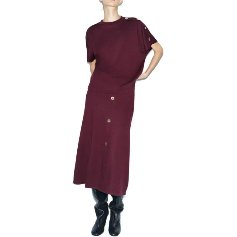 Женская юбка Casual Long Skirts ZARA, Black — фото 4