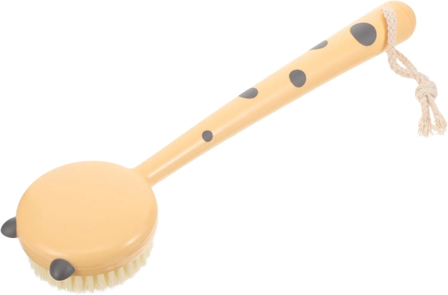 Щетка для тела с длинной ручкой, DEARMAMY, Beige