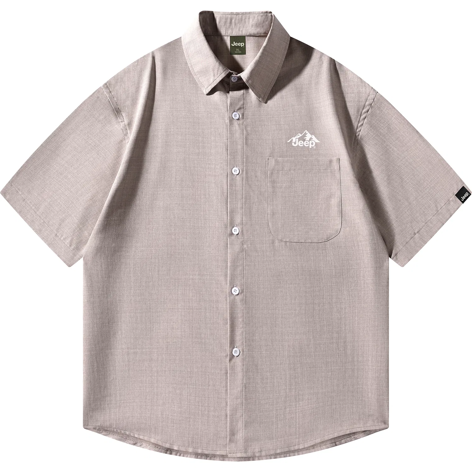 Детская рубашка с коротким рукавом Jeep, Oat Gray