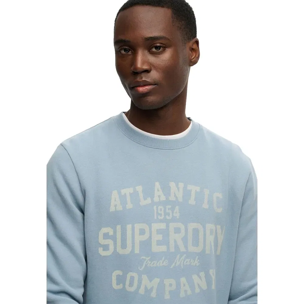 Свитшот Relaxed Superdry, синий — фото 4