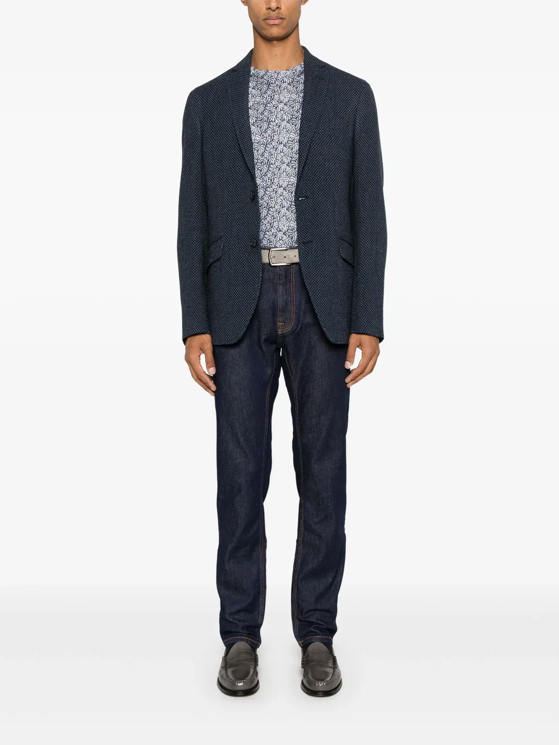 ETRO Прямые джинсы индиго — фото 4