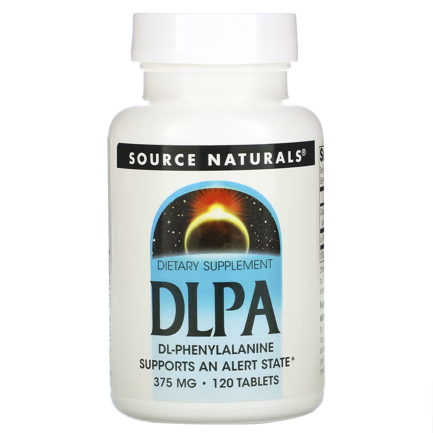 

Source Naturals, DLPA, 375 мг, 120 таблеток