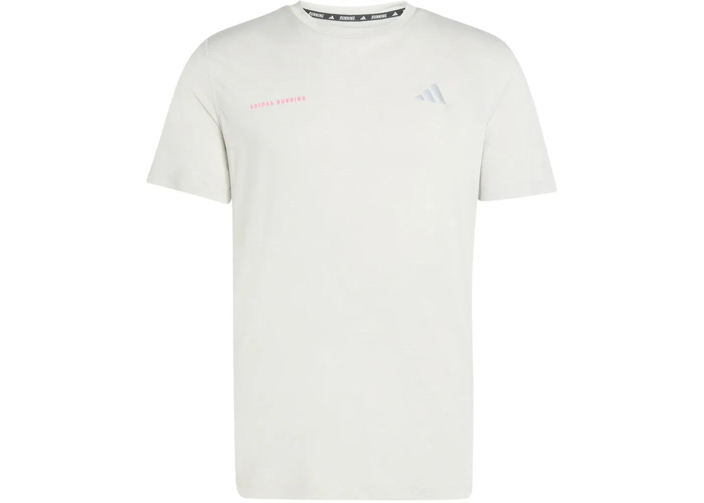 Мужская футболка с принтом Own The Run Melange Tee Adidas, цвет Orbit Grey