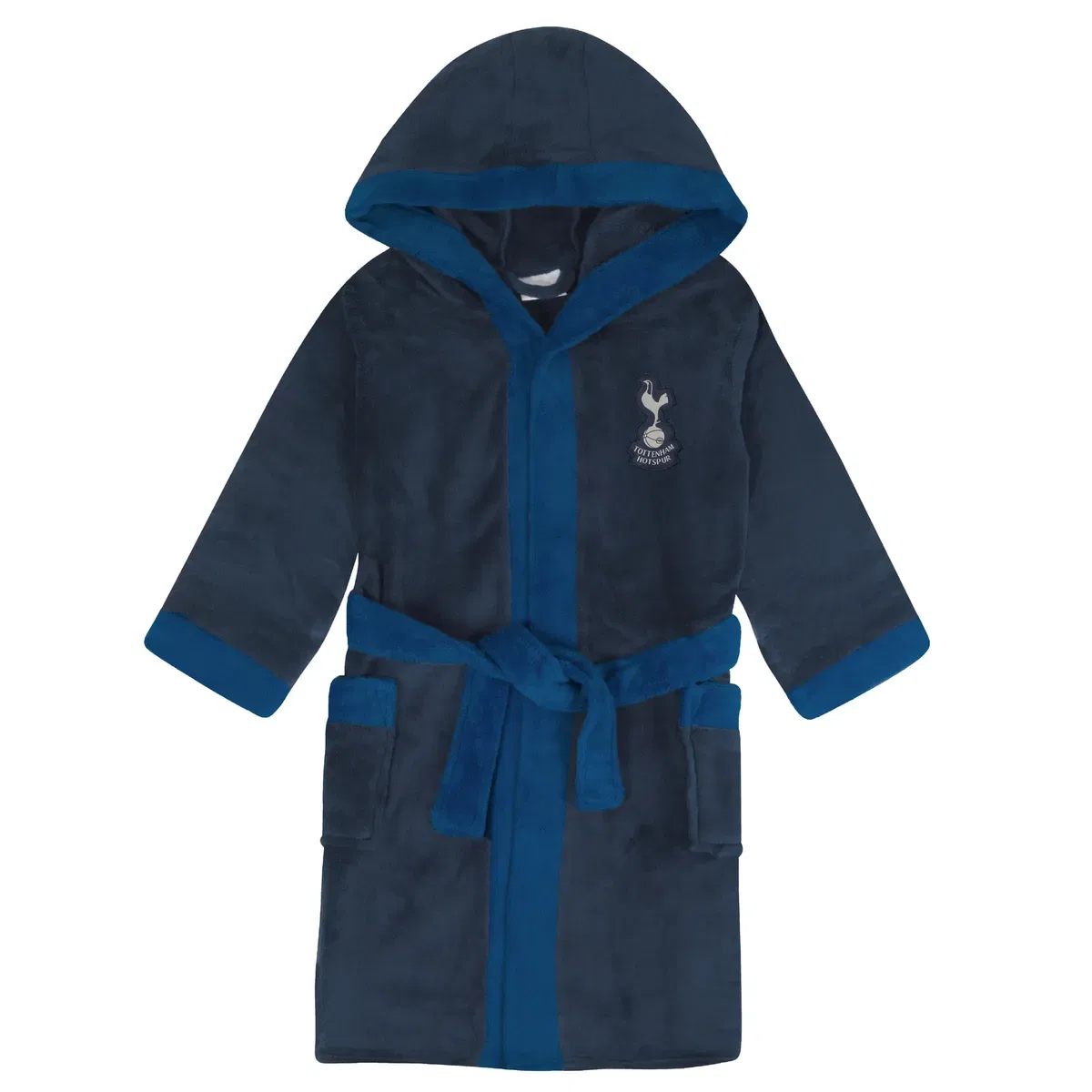 Детский халат с капюшоном из флиса Tottenham Hotspur Fc, Navy