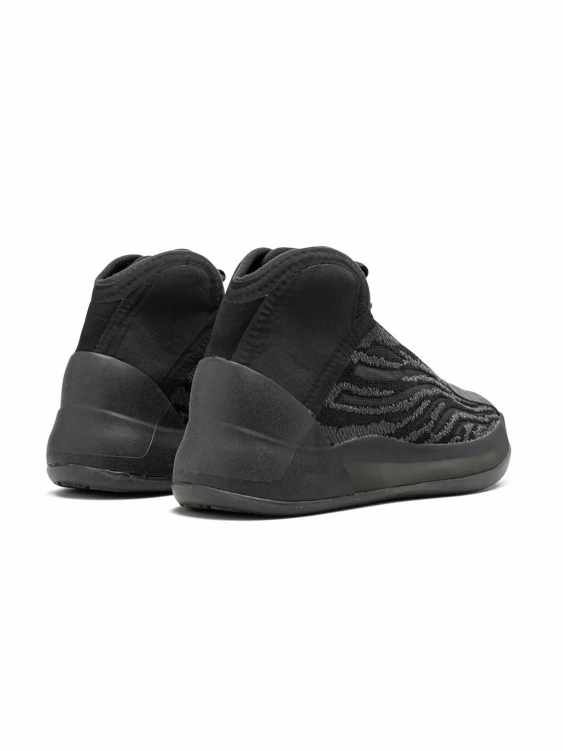 Кроссовки Yeezy Quantum "Onyx" Adidas, черный — фото 3