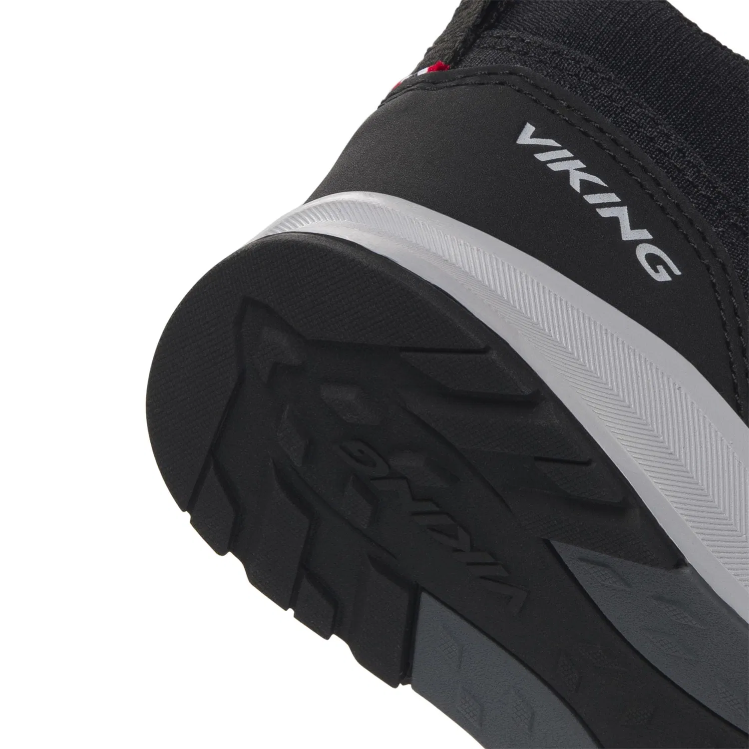 Детские кроссовки для мальчиков водонепроницаемые Game Mid Gtx 2v Viking, Black Light Grey — фото 2