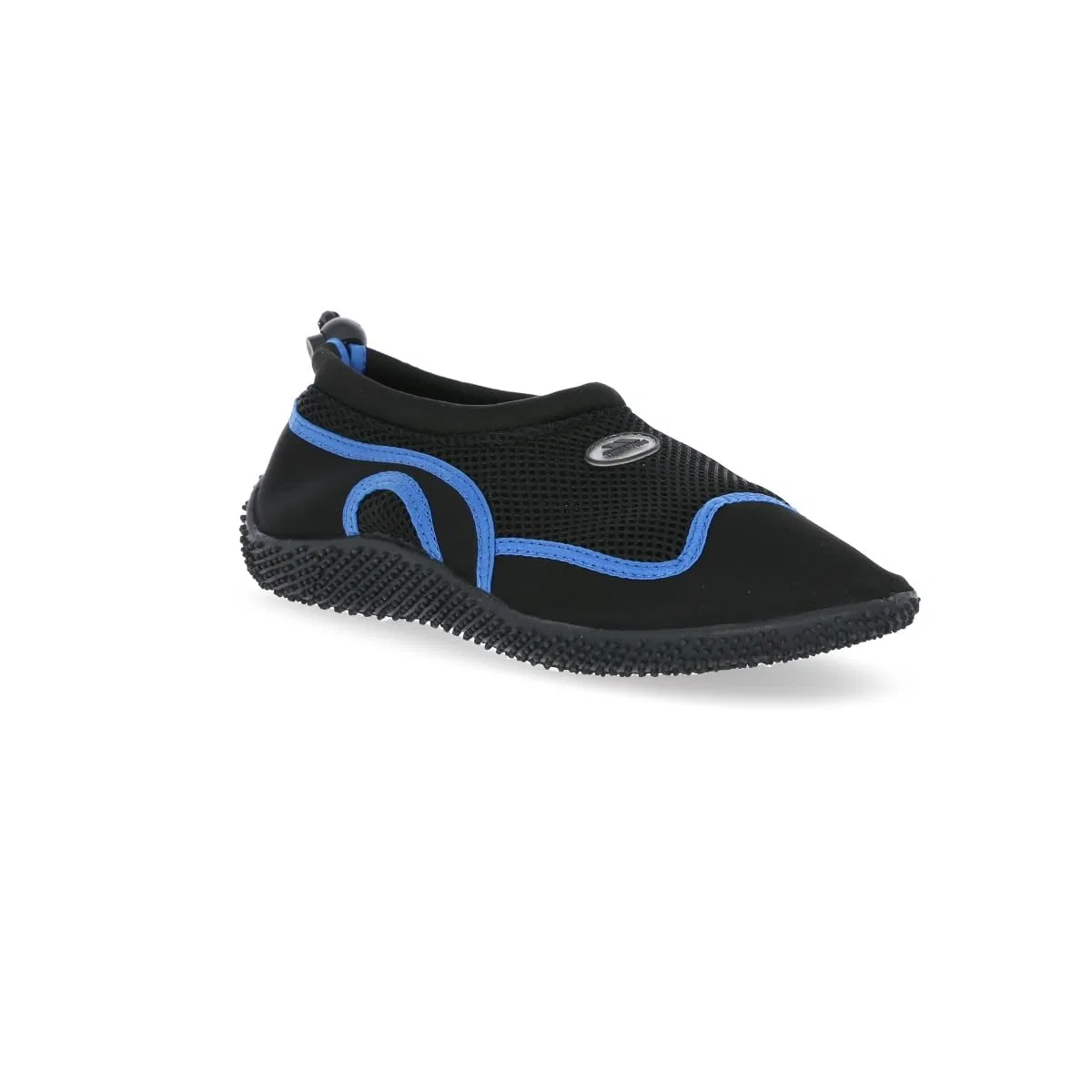 Детские водные туфли без шнурков Paddle Trespass, Black Black Blue Bkb — фото 4