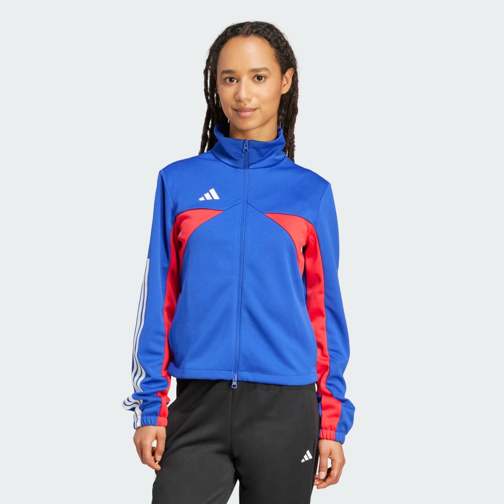 

Спортивный костюм Adidas Tiro Nations Pack Track Top, цвет Semi Lucid Blue/Pure Ruby/White