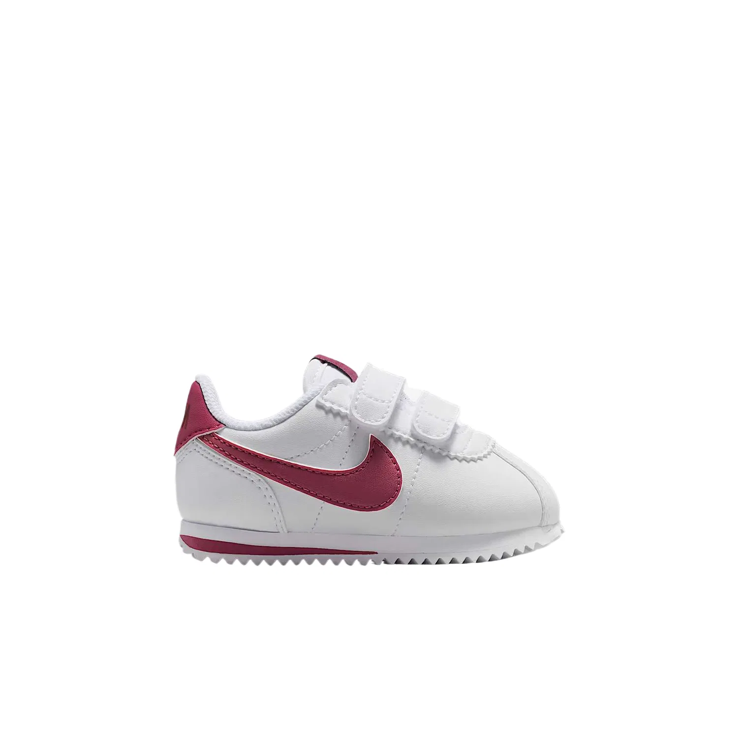 Детские кроссовки с низким верхом Cortez Nike, White/Team Red/Beetroot — фото 3