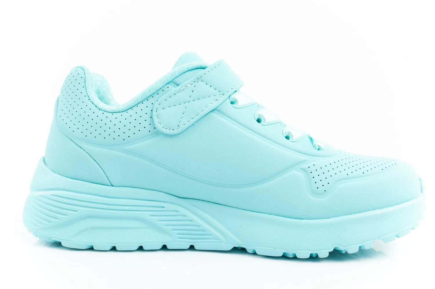 Детские кроссовки с технологией Air-Cooled Memory Foam Skechers Uno Lite, Blau — фото 4