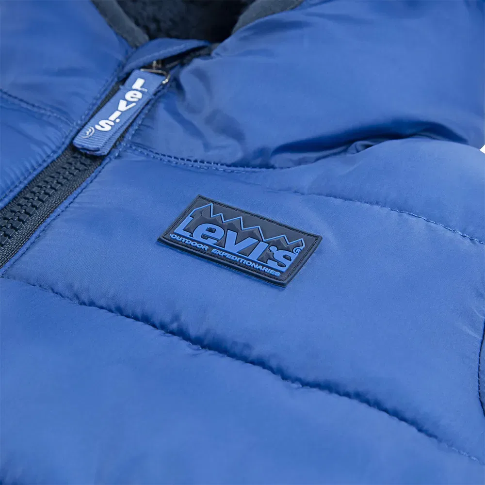 Детская куртка для мальчиков с флисовой подкладкой Levi's, Blue — фото 3