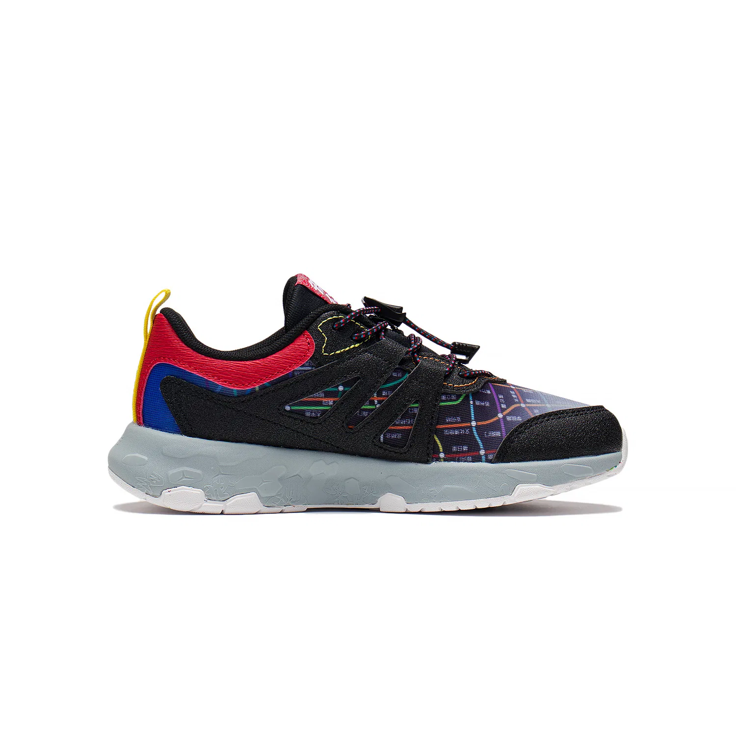 Детские кроссовки для бега с защитой носка Li-Ning YOUNG, Black Blue — фото 3