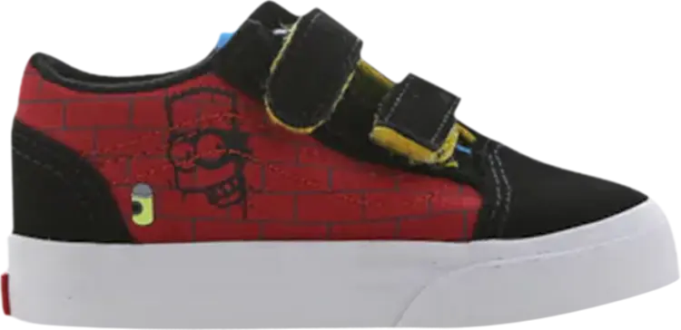 

Кеды Vans The Simpsons x Old Skool V TD El Barto, красный