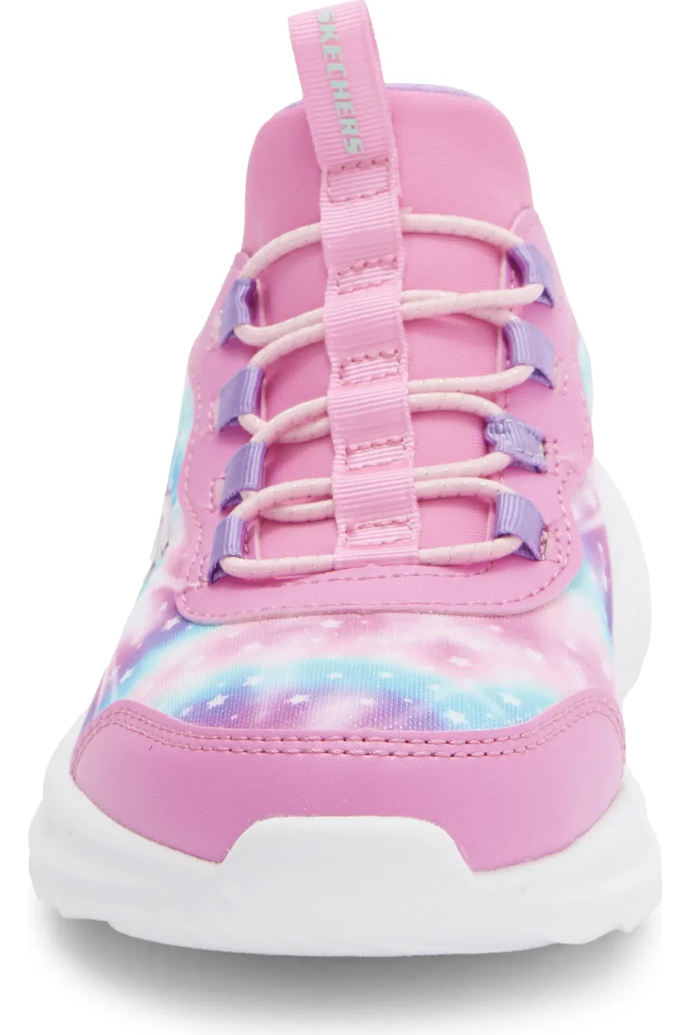Детские кроссовки slip-on с памятью формы Bounder Pro SKECHERS, розовый/фиолетовый — фото 4