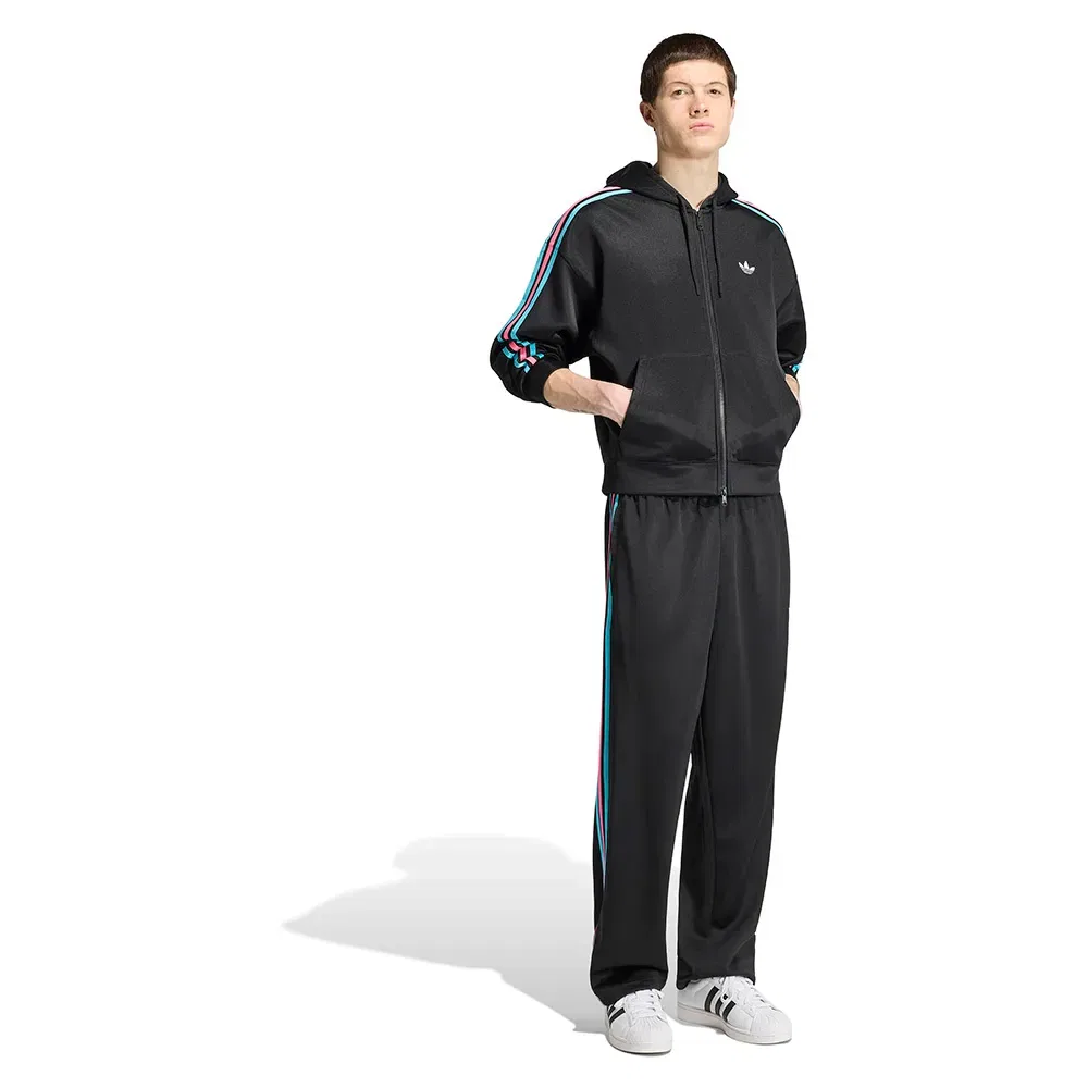 Худи оверсайз на молнии Adicolor Spacer Adidas Originals, черный — фото 4