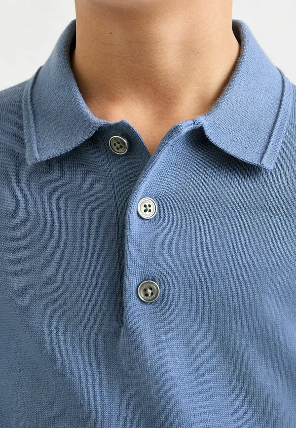 Платье из 100% шерсти Polo Reiss Nordic Blue, синий — фото 4