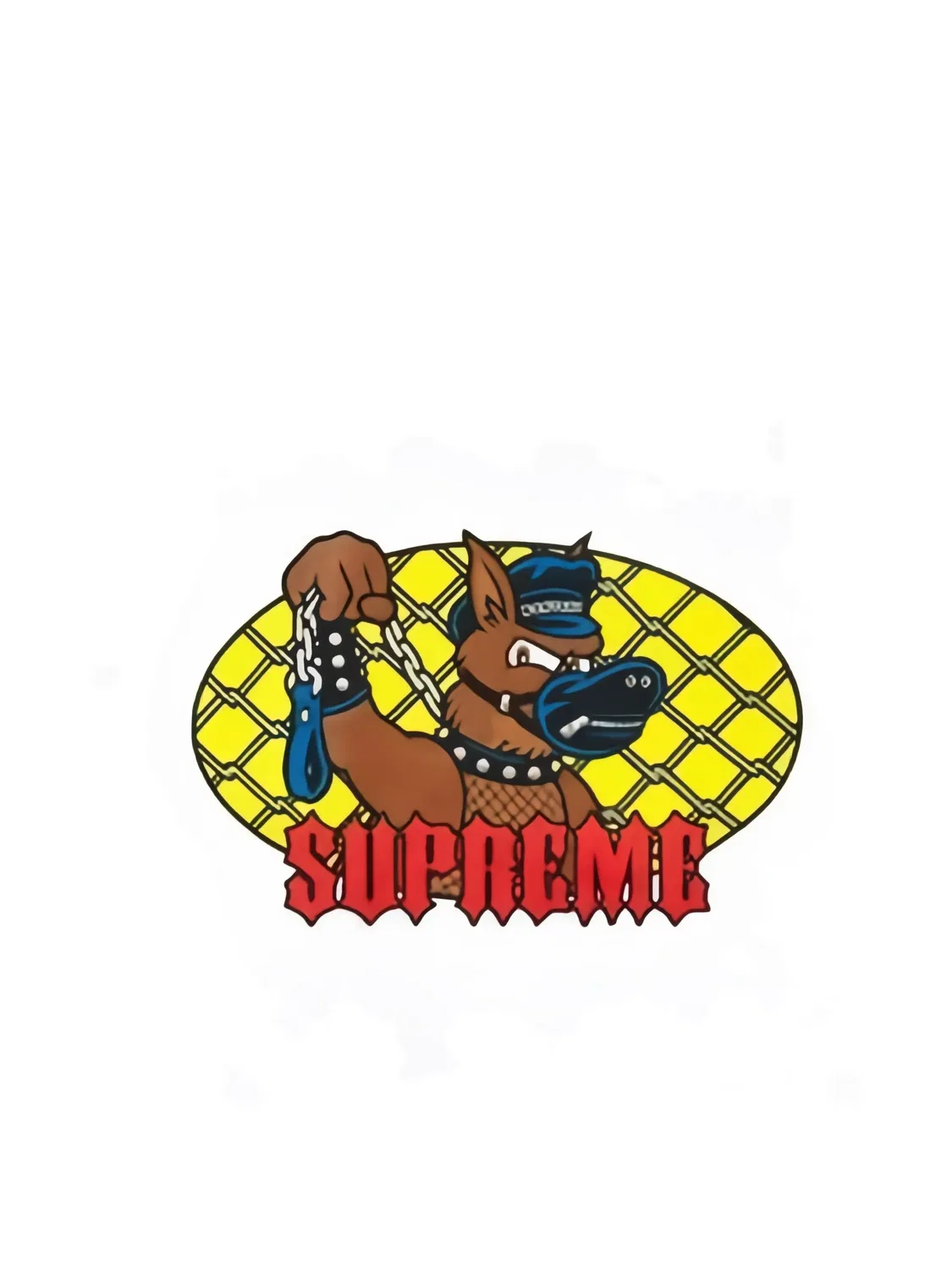 Футболка с графичным принтом белая Supreme, белый — фото 2