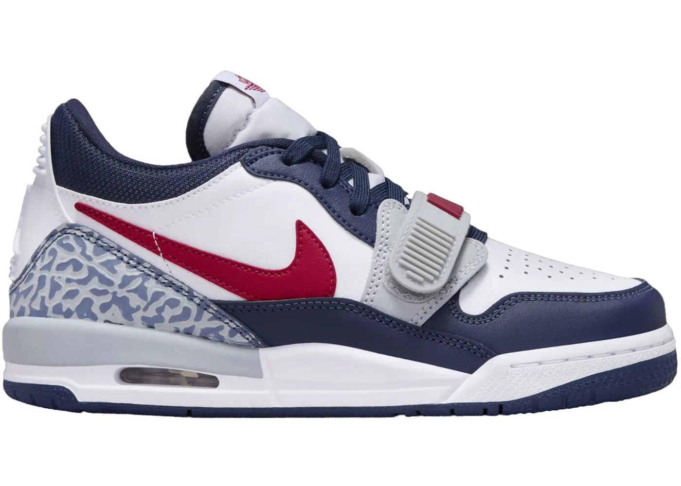 Детские кроссовки Lifestyle Jordan Legacy 312 Low Jordan, White/Midnight Navy/Wolf Grey/Varsity Red