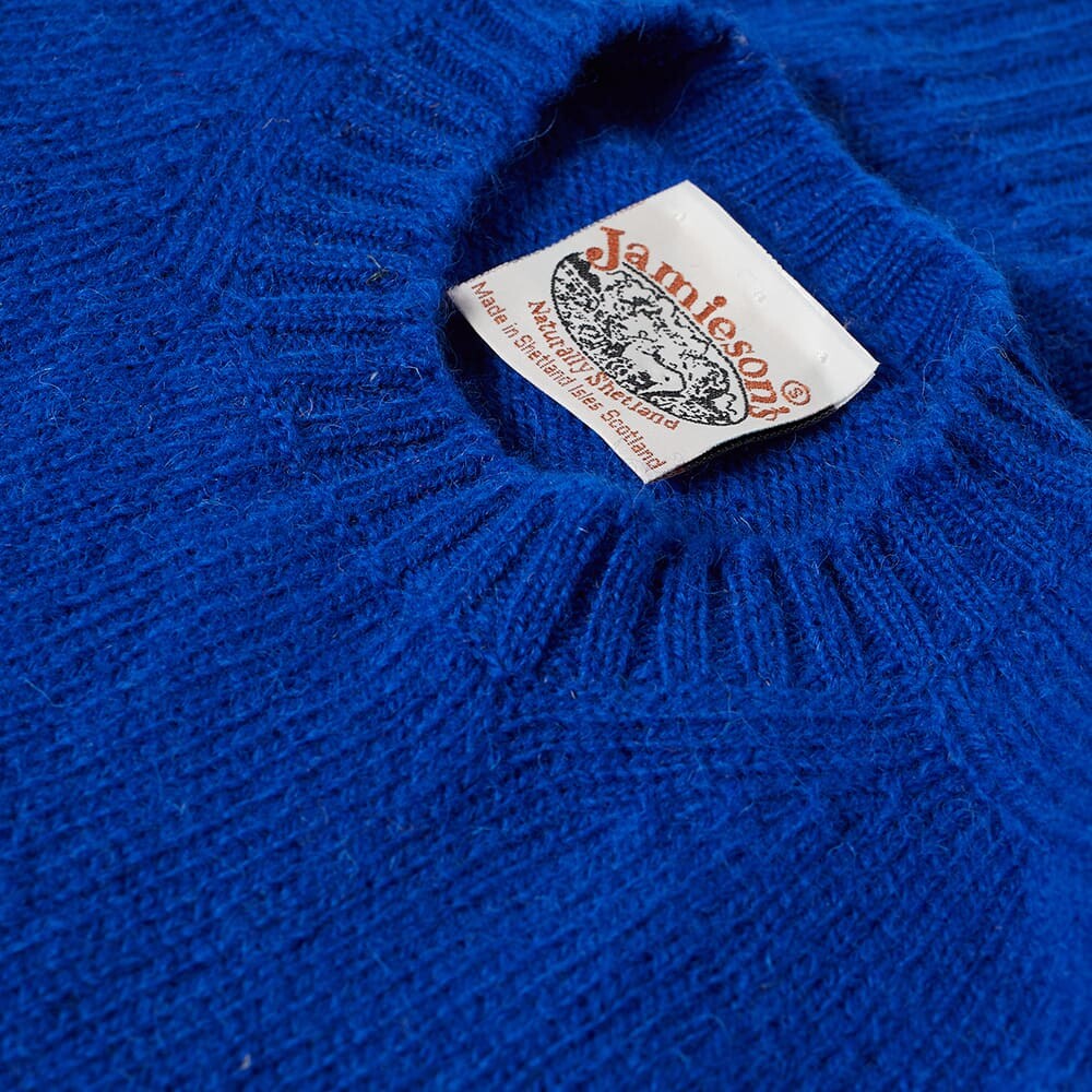 

Джемпер Jamieson's of Shetland Crew Knit, Синий, Джемпер Jamieson's of Shetland Crew Knit