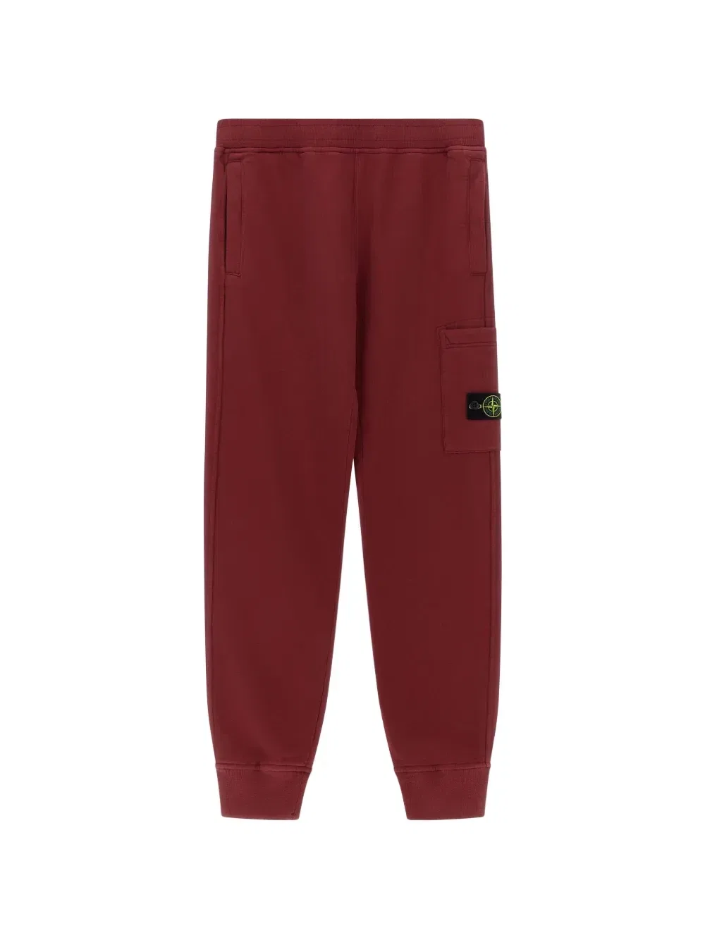 Брюки спортивные с логотипом Stone Island Junior, красный