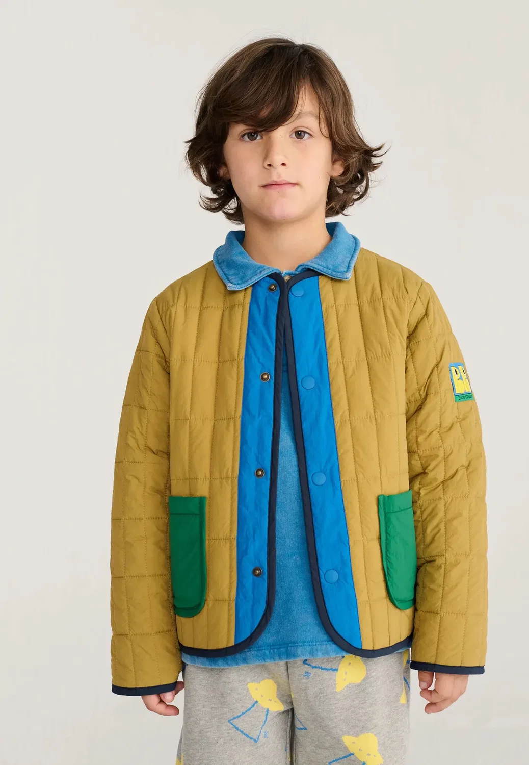 Booo bo choses tag - light jacket Bobo Choses, Camel — фото 2