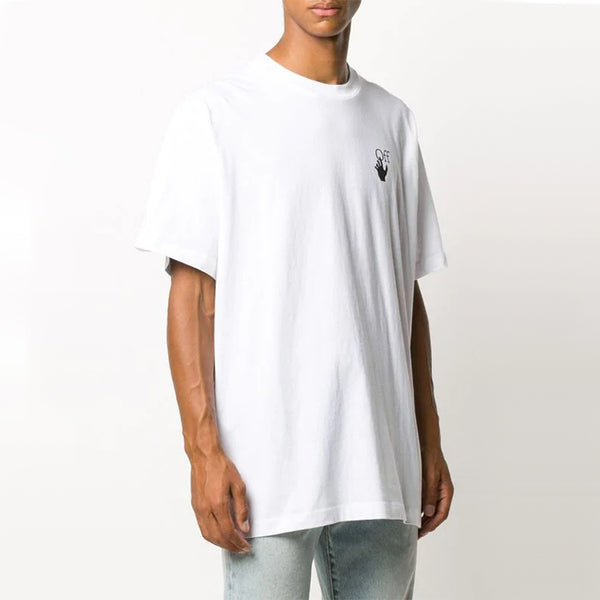 Футболка fw20 human skeleton arrow short-sleeve tee men's white Off-White, белый — фото 4