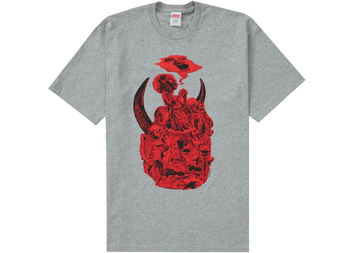 Мужская футболка с принтом Tee Supreme, Grey