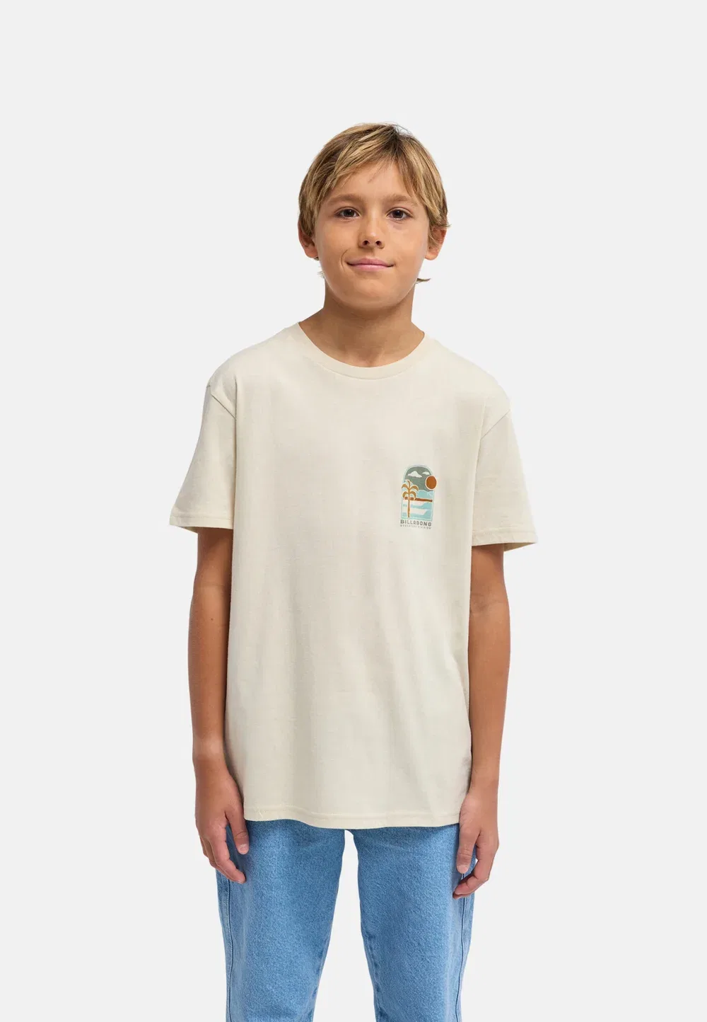 Одежда Jungen 8-16|топы ebbzt00251 - футболка с принтом Billabong, Oat — фото 3
