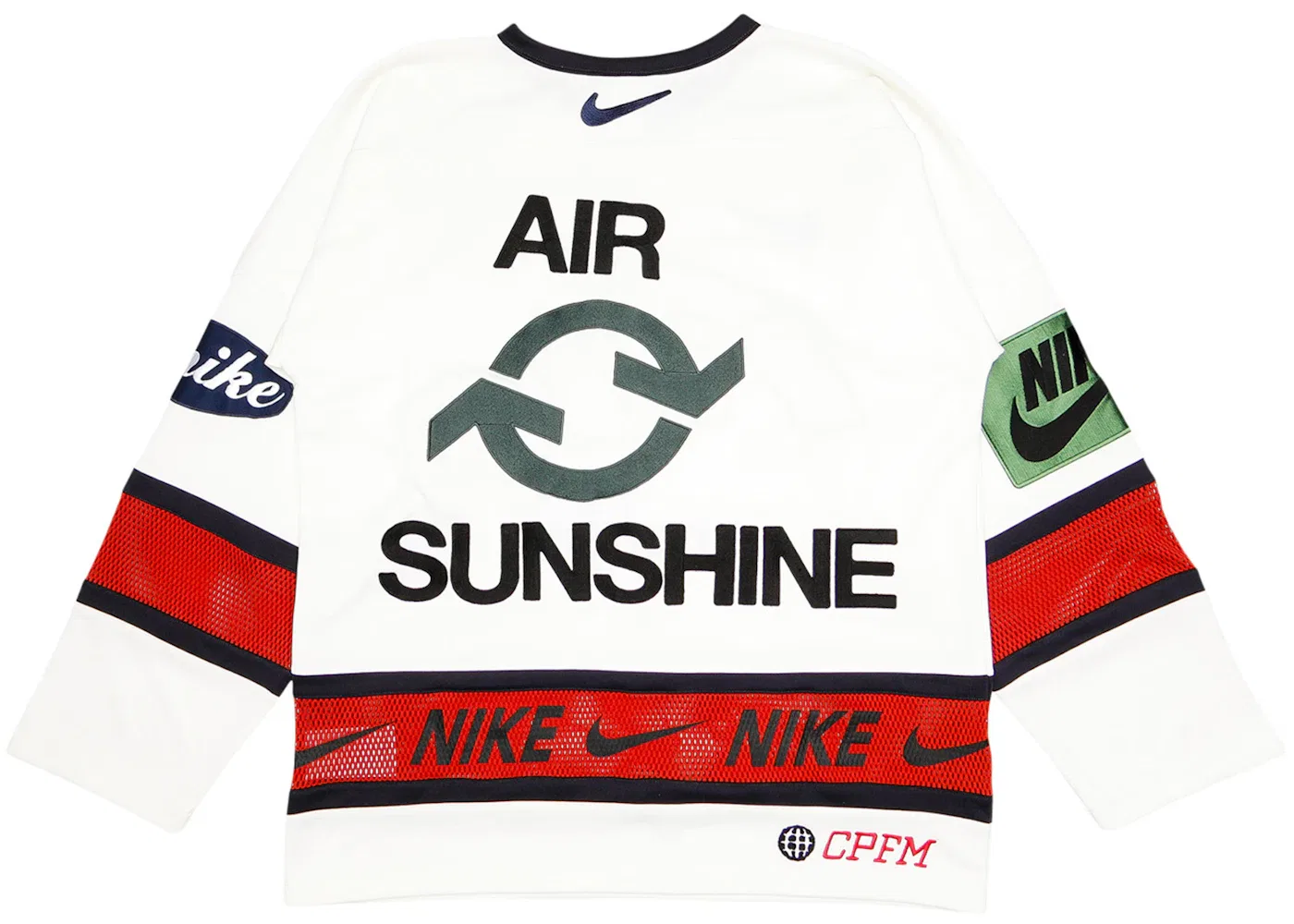 Мужская хоккейная джерси с длинным рукавом Nike x Cactus Plant Flea Market Jersey, White — фото 2