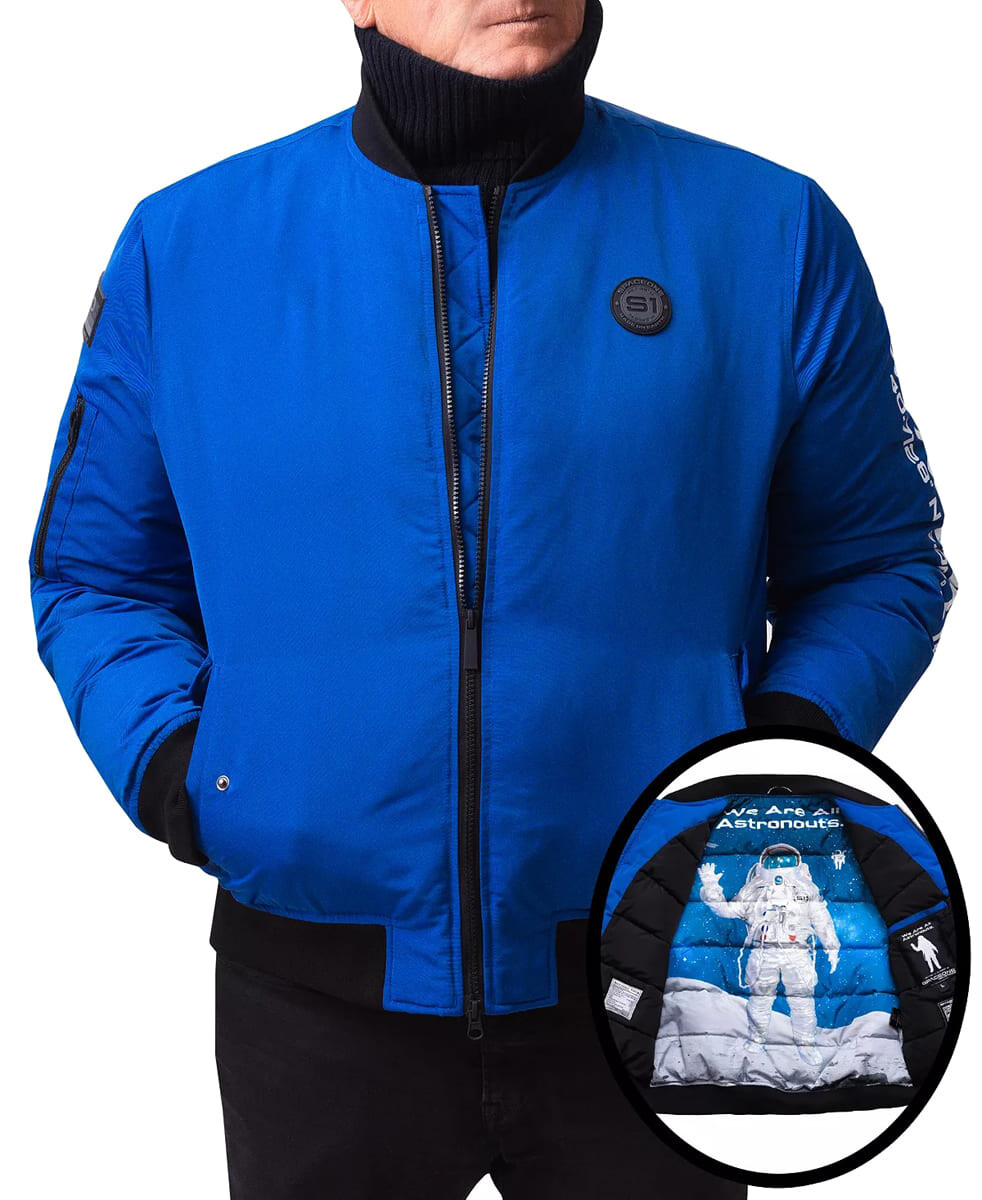 

Куртка-бомбер Space One Nasa Inspired Hooded, синий