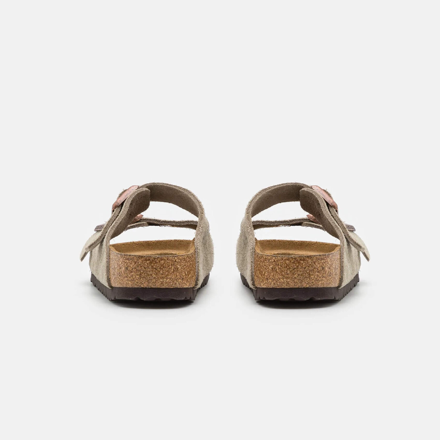 Сандалии Birkenstock Arizona Soft Footbed (Unisex), серо-коричневый — фото 3