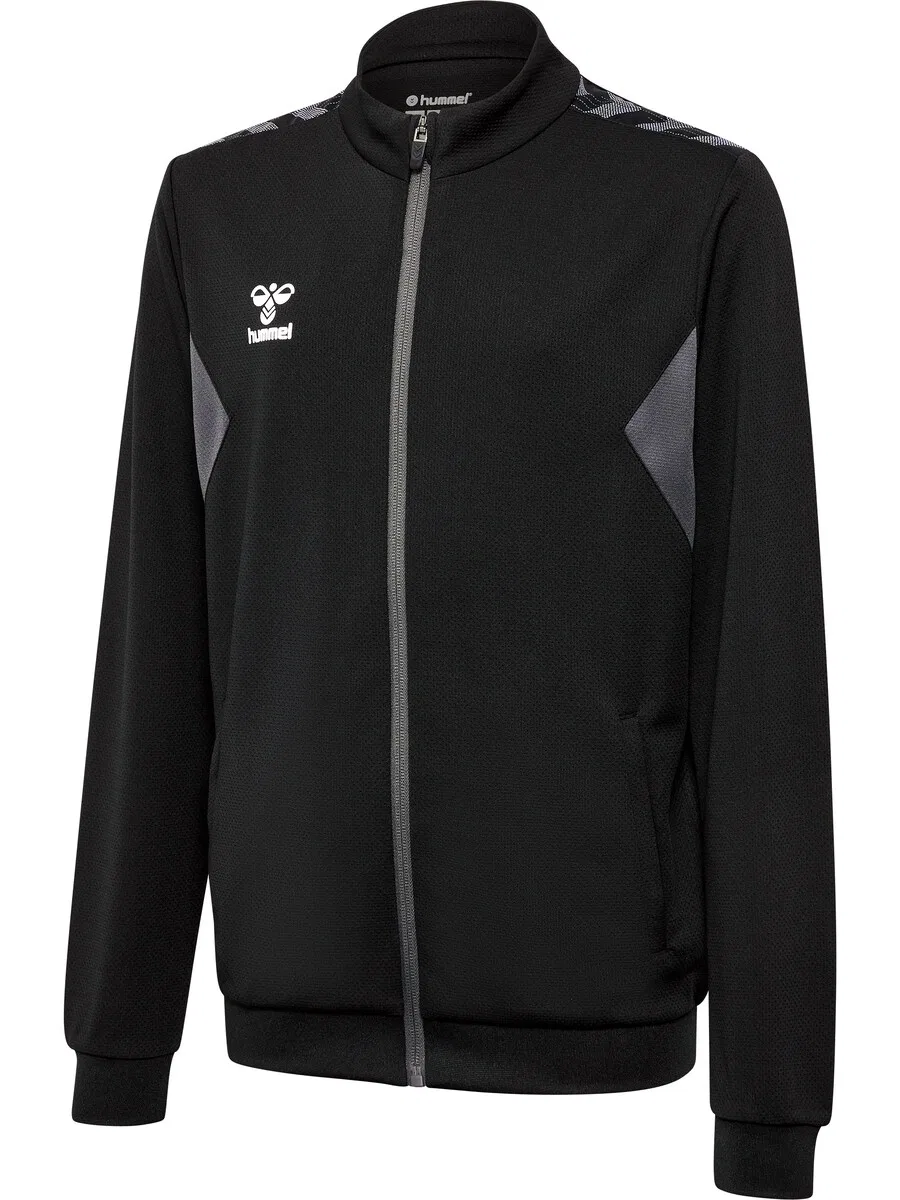Худи Hummel Athletic на молнии, черного цвета — фото 3